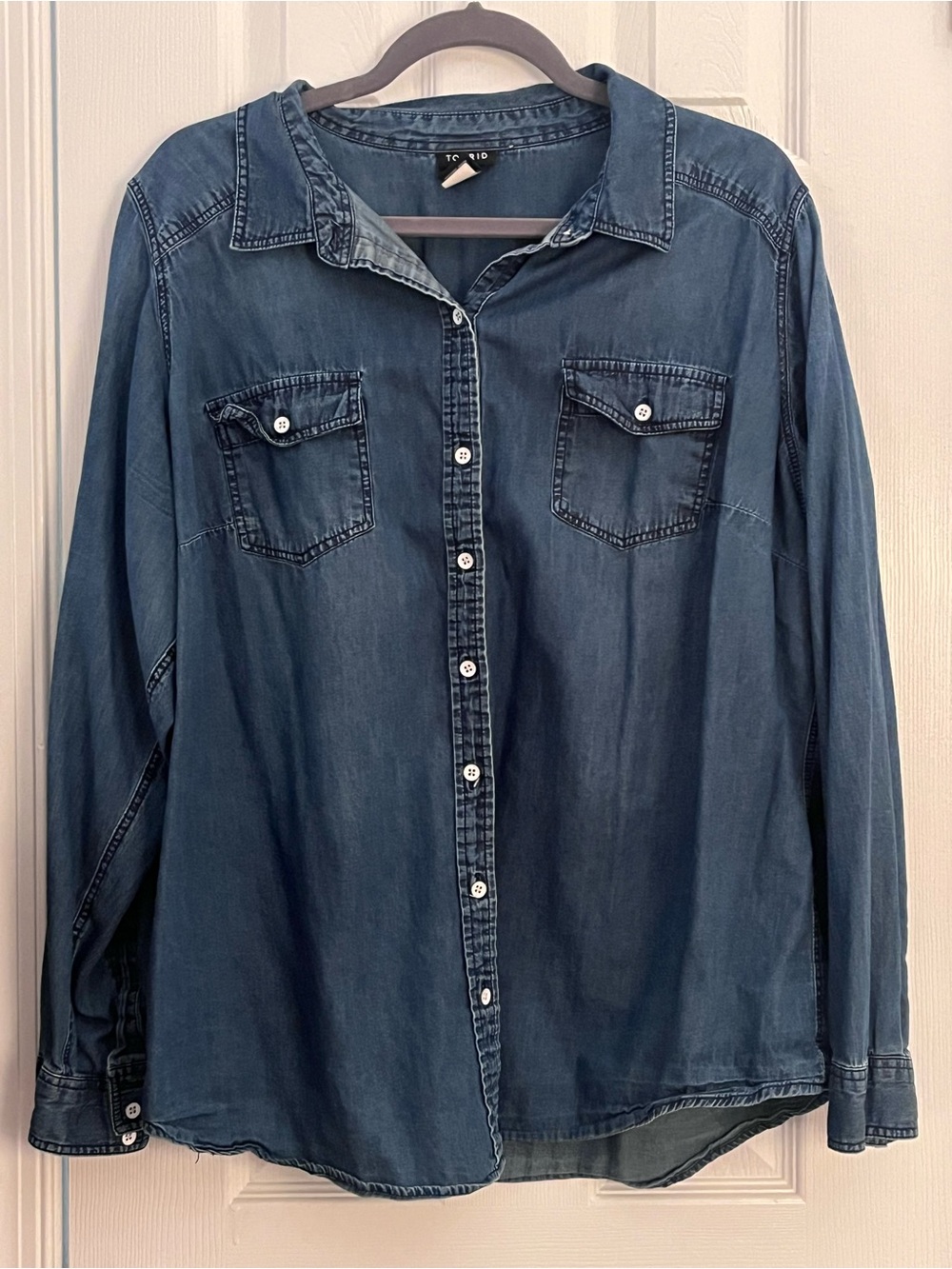 Torrid denim shirt